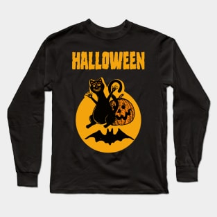 HALLOWEEN CAT Long Sleeve T-Shirt